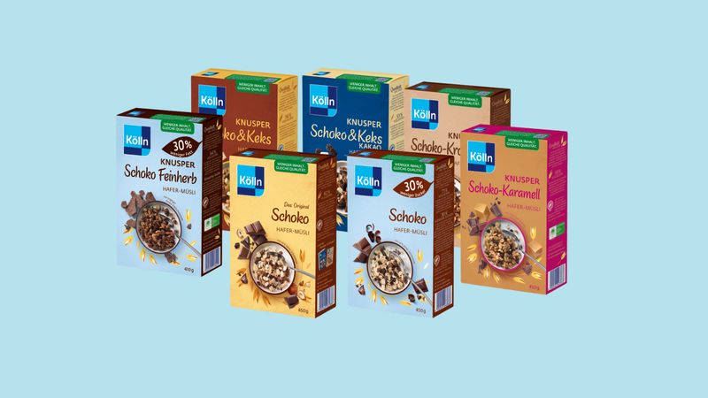 Schoko-Müslis: Weniger Inhalt. Gleiche Qualität.