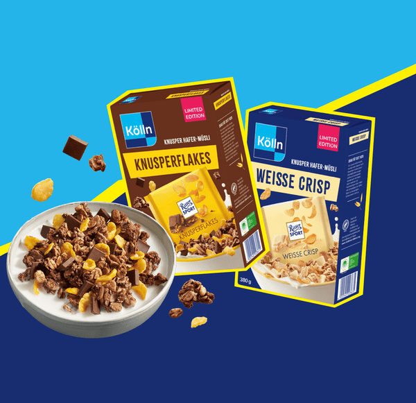 Die Kooperation des Jahres: Kölln und Ritter Sport launchen die Kult-Müslis 2026