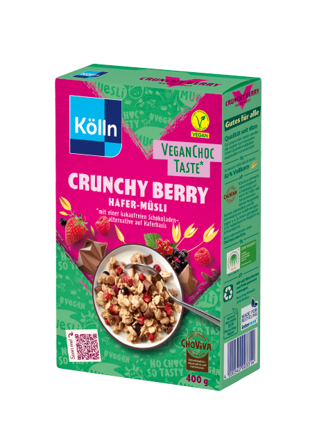 Kölln Crunchy Berry veganes Hafer-Müsli