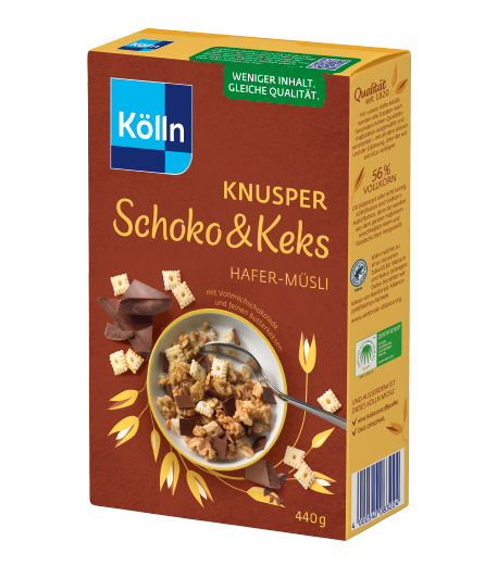 Kölln Knusper Schoko&Keks Hafer-Müsli