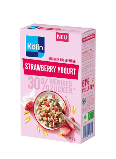Kölln Knusper Strawberry Yogurt Hafer-Müsli