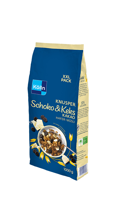 Kölln Knusper Schoko&Keks Kakao Hafer-Müsli