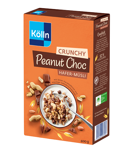 Kölln Crunchy Peanut Choc Hafer-Müsli