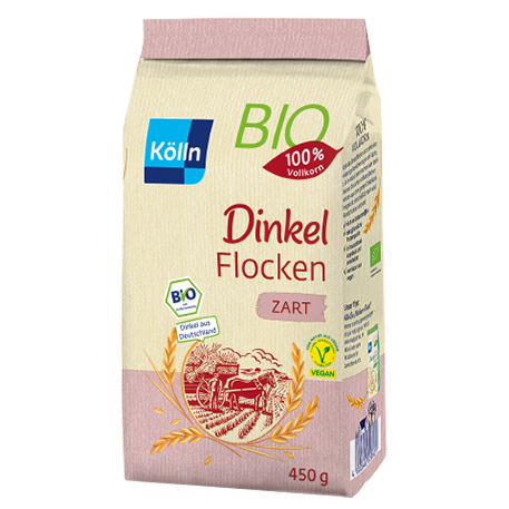 Kölln zarte Dinkelkorn Flocken Bio