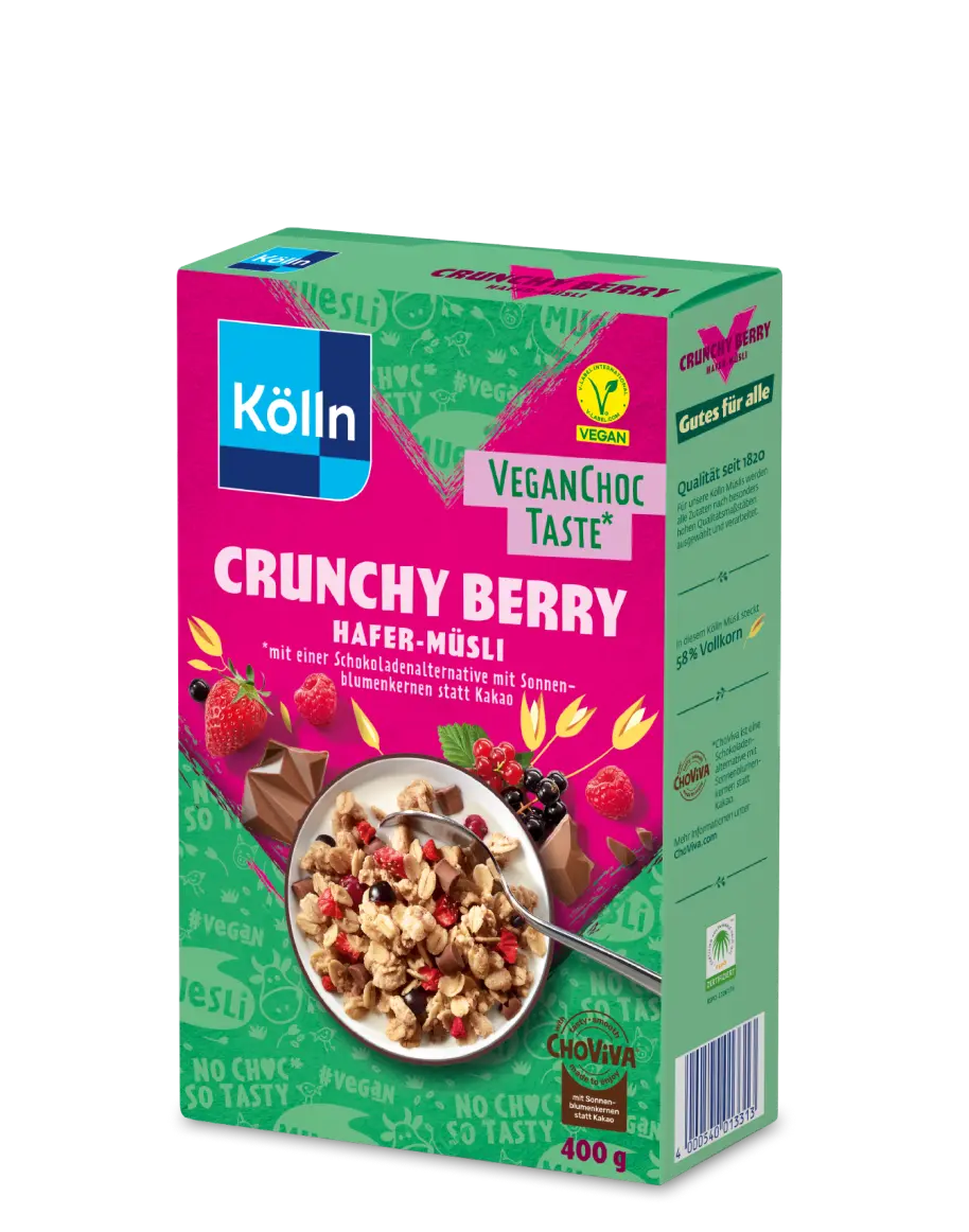 Kölln Crunchy Berry veganes Hafer-Müsli