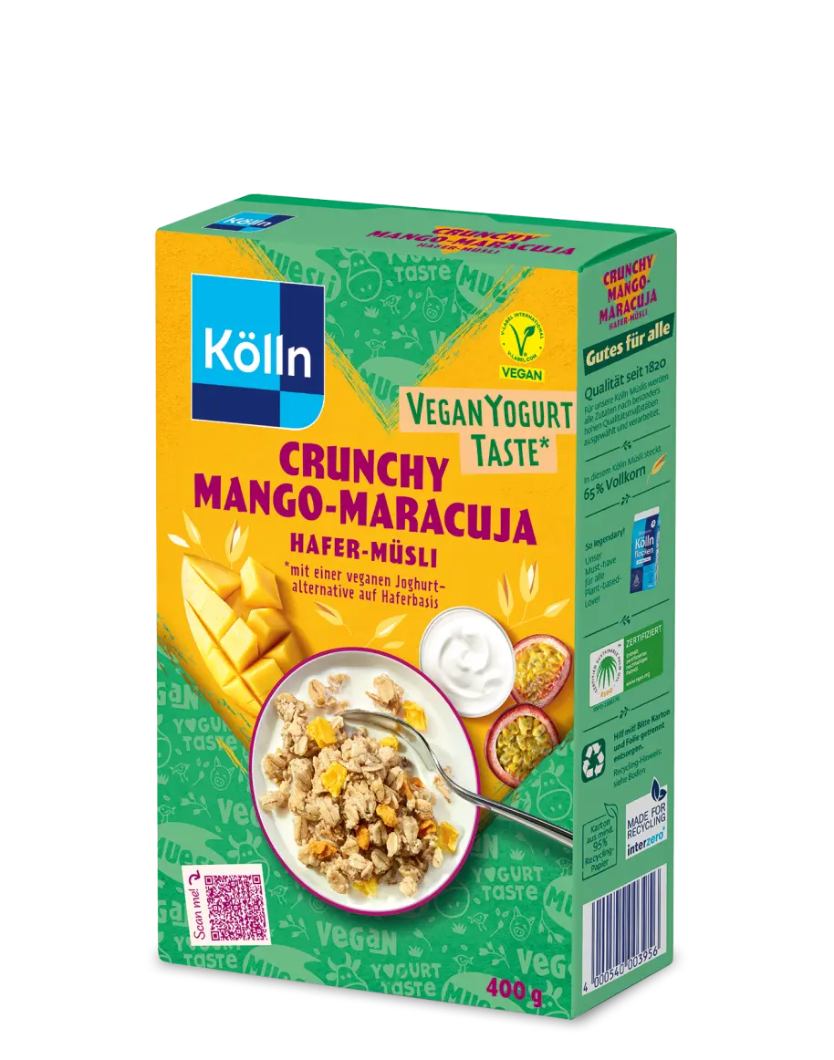 Kölln Crunchy Mango-Maracuja Hafer-Müsli