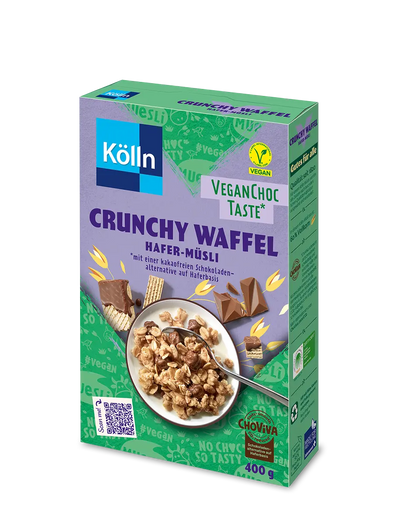 Kölln Crunchy Waffel veganes Hafer-Müsli