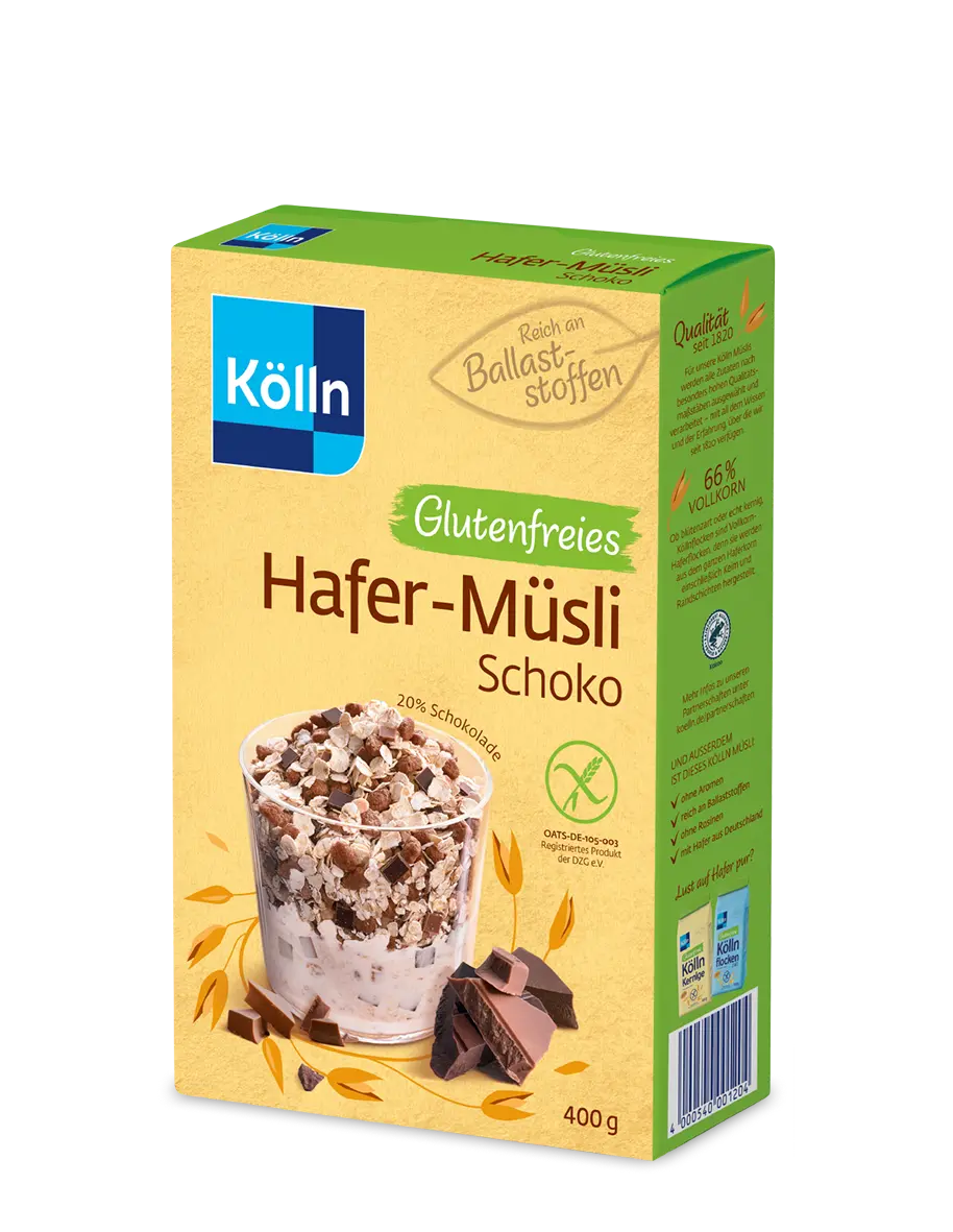 Kölln Glutenfreies Hafer-Müsli Schoko