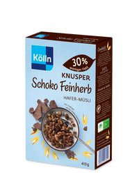 Kölln Knusper Schoko Feinherb 30% weniger Fett Hafer-Müsli