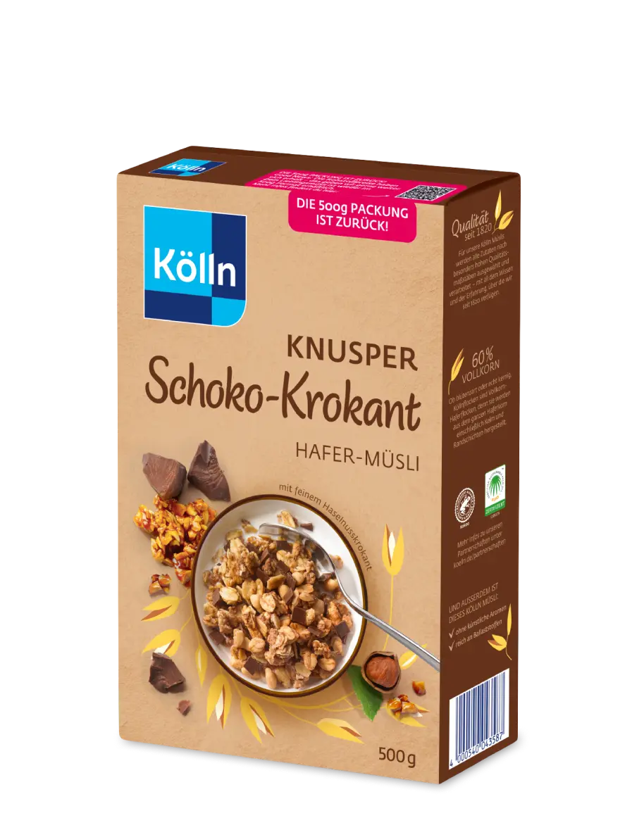 Kölln Knusper Schoko-Krokant Hafer-Müsli