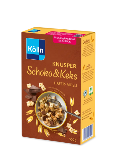 Kölln Knusper Schoko & Keks Hafer-Müsli