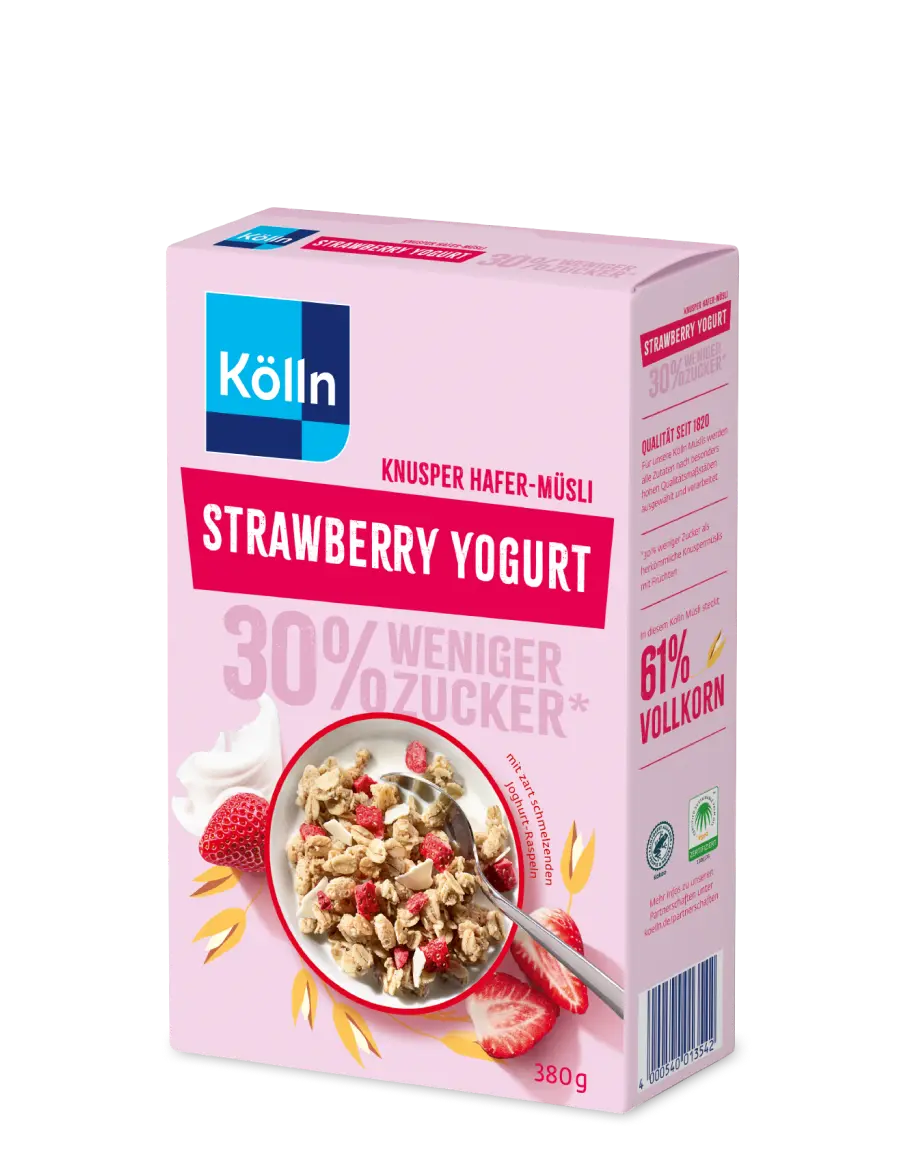 Kölln Knusper Strawberry Yogurt Hafer-Müsli