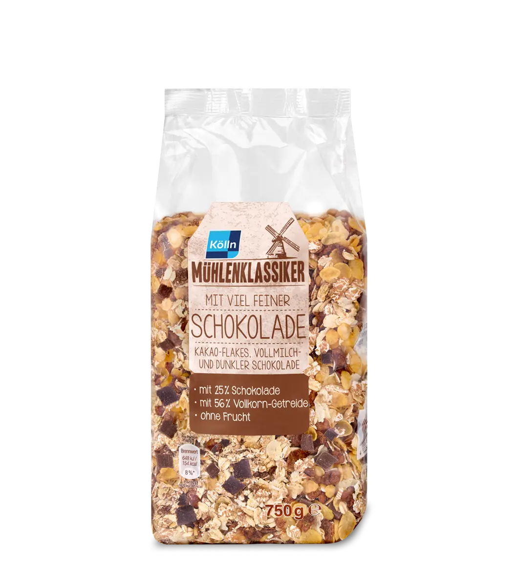 Kölln Mühlenklassiker Müsli mit feiner Schokolade