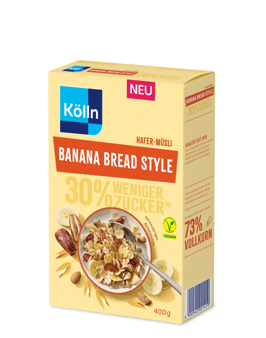 Kölln Banana Bread Style Hafer-Müsli