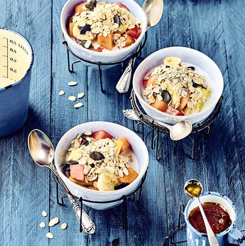 Fruchtig-frisches Melonenmüsli