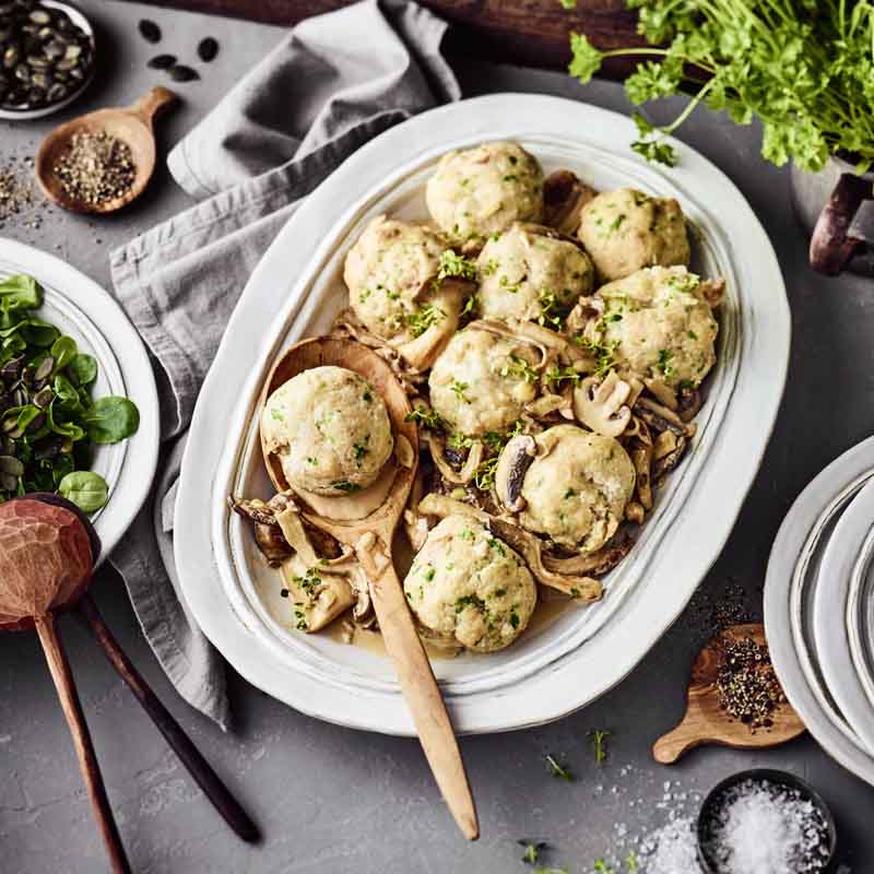Hafer-Semmelknödel