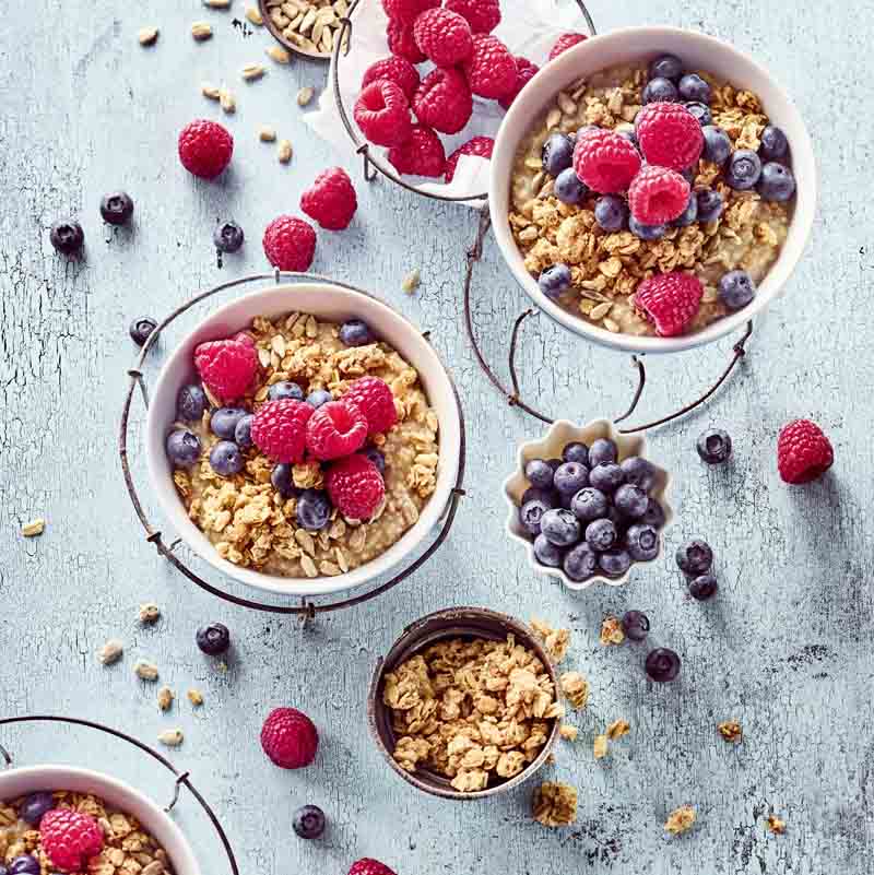 Beeren-Porridge