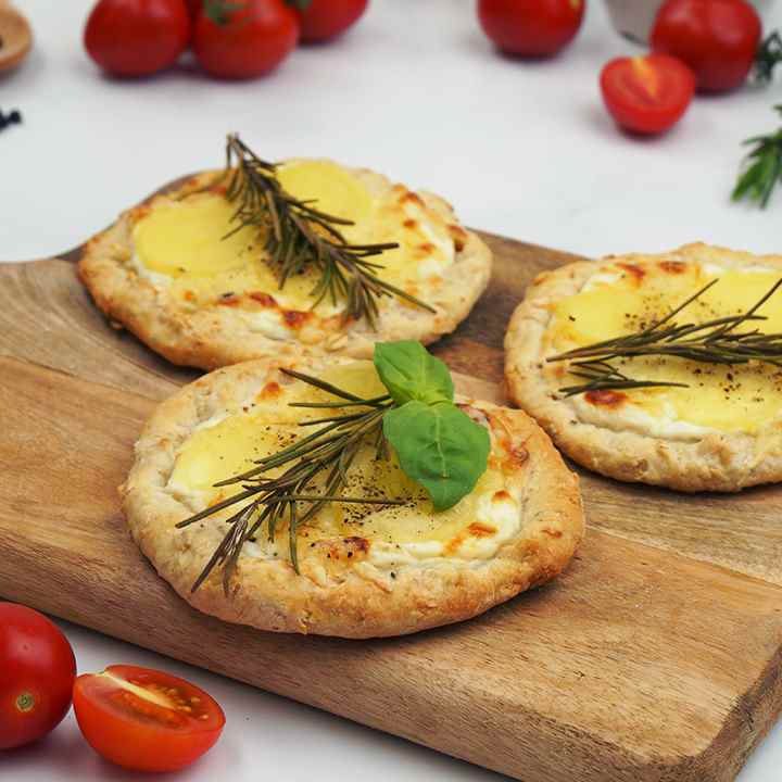 Mini-Kartoffelpizza