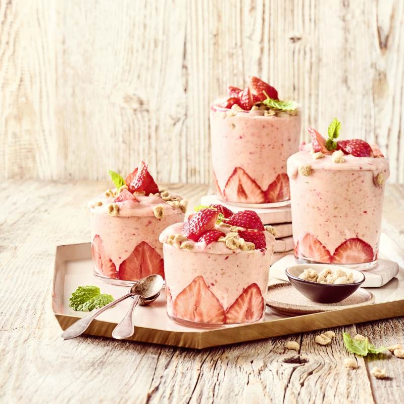 Nicecream mit Erdbeeren