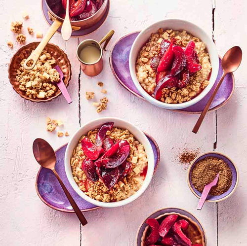 Pflaume-Zimt-Porridge