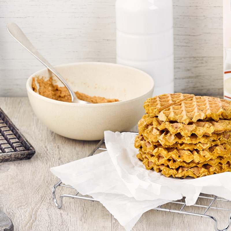 Süßkartoffel-Waffeln