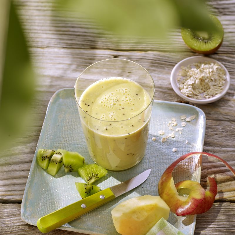 Trink-Frühstück Apfel-Kiwi