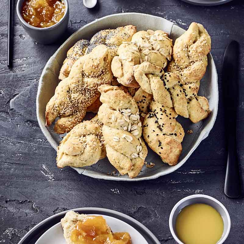 Zopfbrötchen