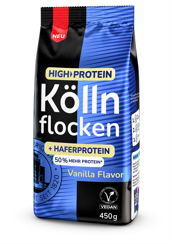 High Protein Köllnflocken + Haferprotein Vanilla Flavor