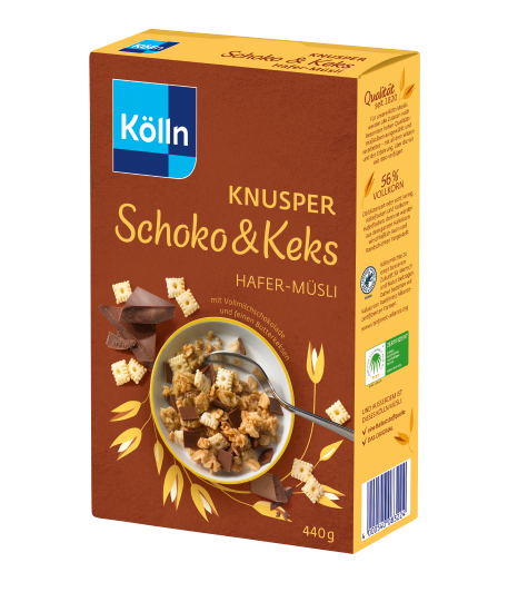 Kölln Knusper Schoko&Keks Hafer-Müsli