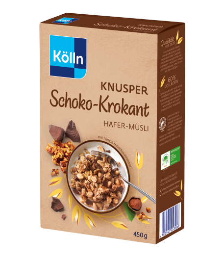 Kölln Knusper Schoko-Krokant Hafer-Müsli