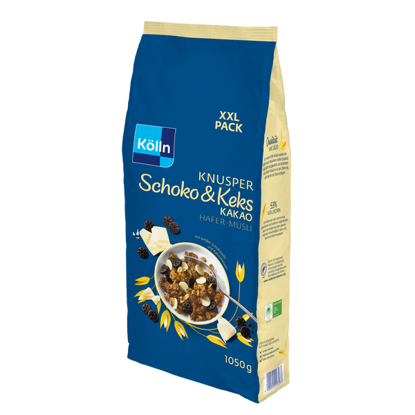 Kölln Knusper Schoko&Keks Kakao Hafer-Müsli