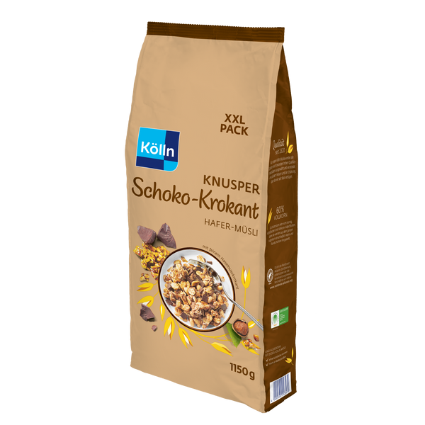 Kölln Knusper Schoko-Krokant Hafer-Müsli