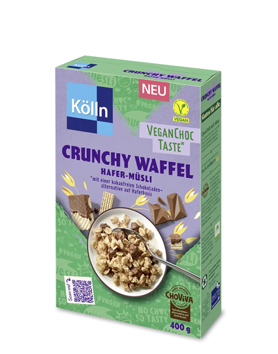 Kölln Crunchy Waffel veganes Hafer-Müsli