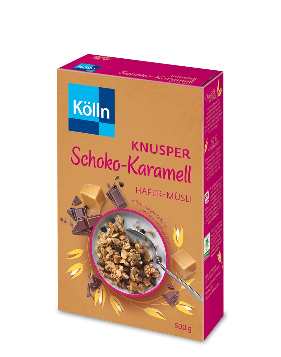Kölln Knusper Schoko-Karamell Hafer-Müsli