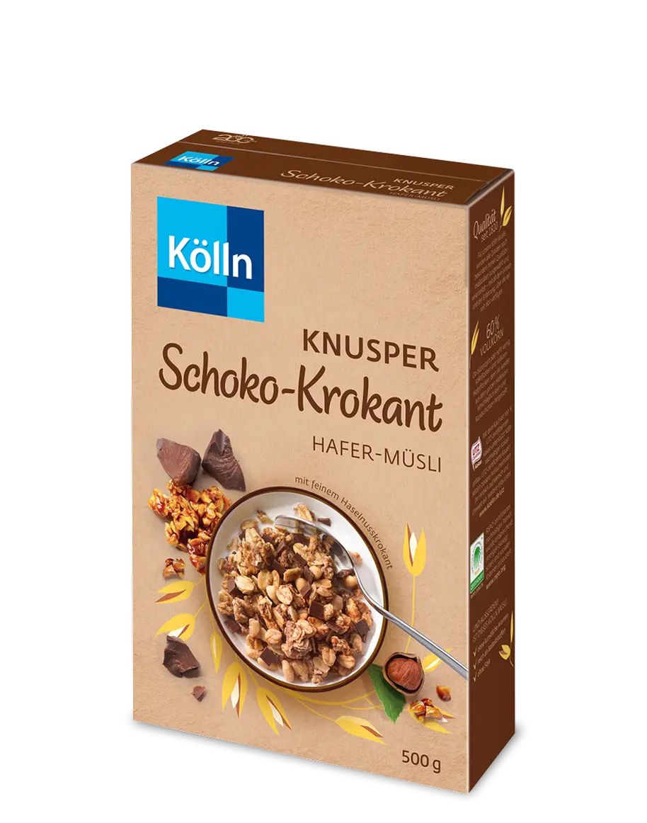 Kölln Knusper Schoko-Krokant Hafer-Müsli