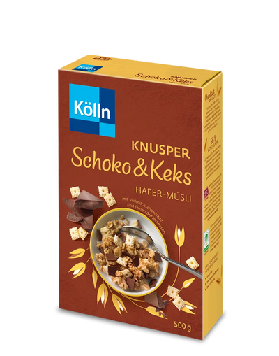 Kölln Knusper Schoko & Keks Hafer-Müsli