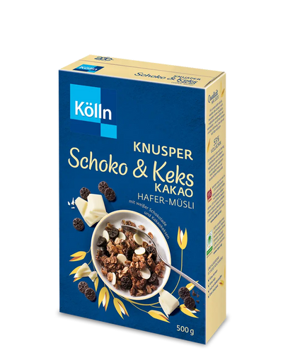 Kölln Knusper Schoko & Keks Kakao Hafer-Müsli