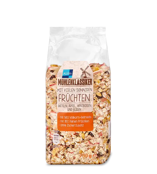 Kölln Mühlenklassiker Müsli mit sonnigen Früchten