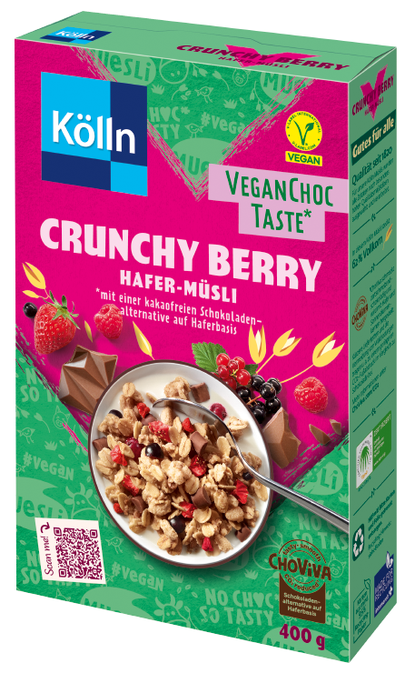 Kölln Crunchy Berry veganes Hafer-Müsli