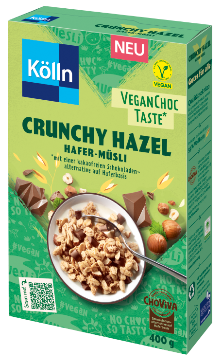 Kölln Crunchy Hazel veganes Hafer-Müsli