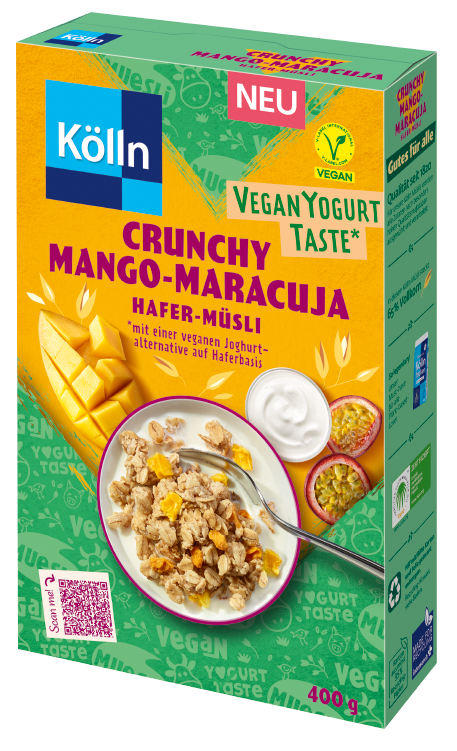 Kölln Crunchy Mango-Maracuja Hafer-Müsli