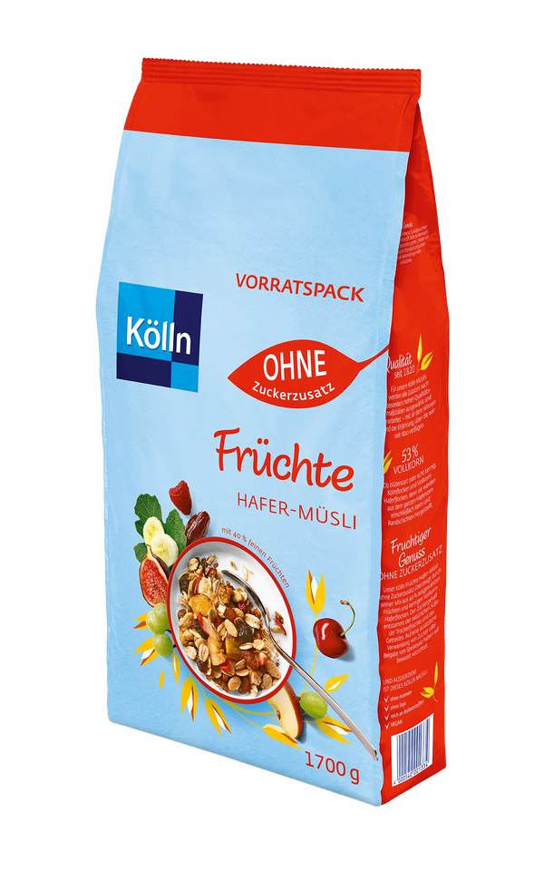 Kölln Früchte ohne Zuckerzusatz Hafer-Müsli