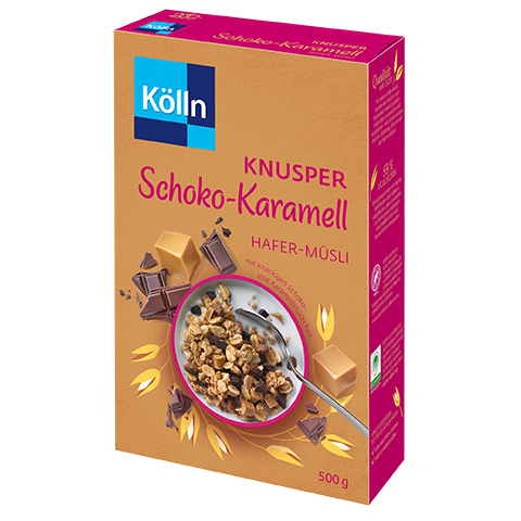 Kölln Knusper Schoko-Karamell Hafer-Müsli
