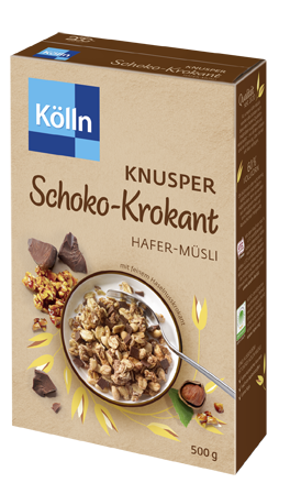 Kölln Knusper Schoko-Krokant Hafer-Müsli