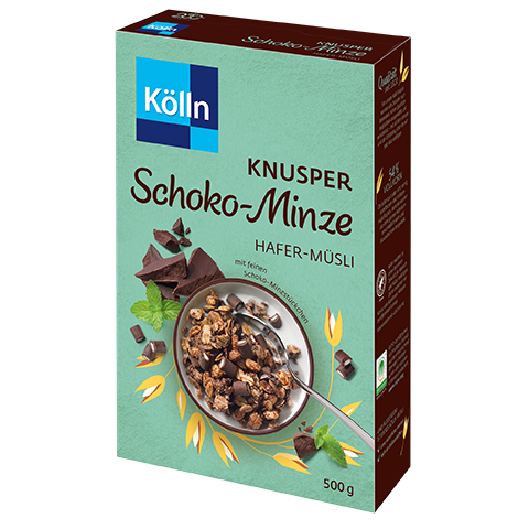 Kölln Knusper Schoko-Minze Hafer-Müsli