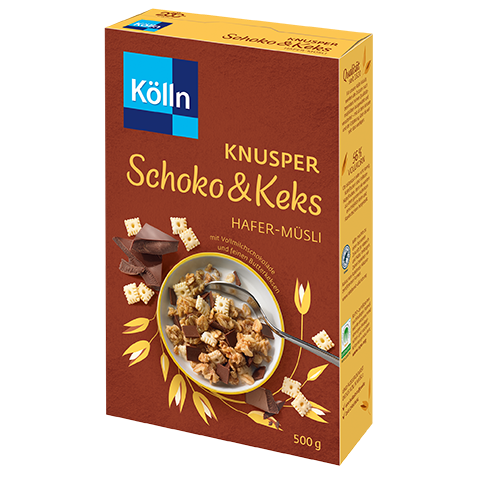 Kölln Knusper Schoko&Keks Hafer-Müsli