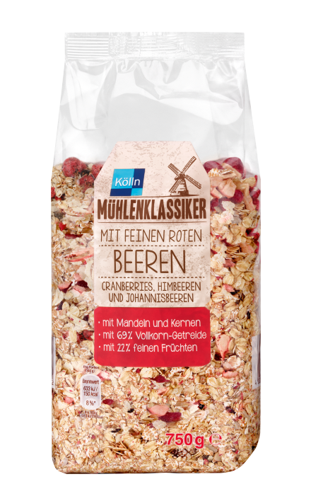 Kölln Mühlenklassiker Müsli mit roten Beeren