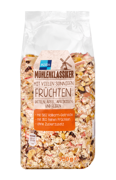 Kölln Mühlenklassiker Müsli mit sonnigen Früchten