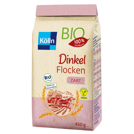 Kölln zarte Dinkelkorn Flocken Bio