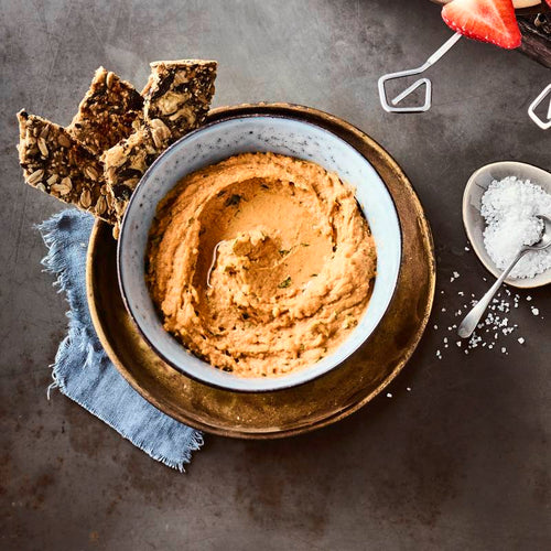 Hafer-Linsen-Hummus